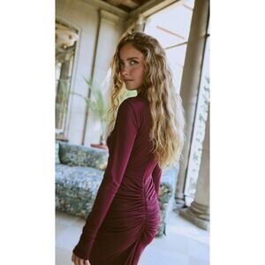 Ronny Kobo Scorpio Dress in Wine Red Size XL